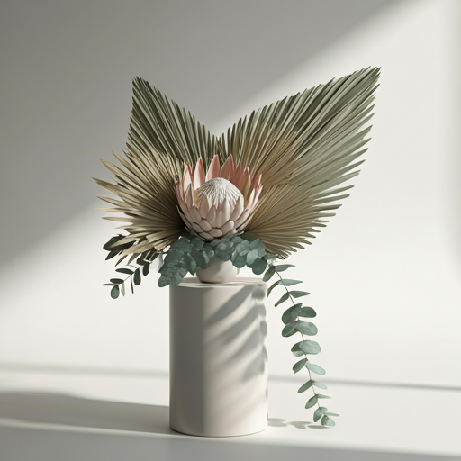 Asymmetry as Art: Modern Floral Sculptures