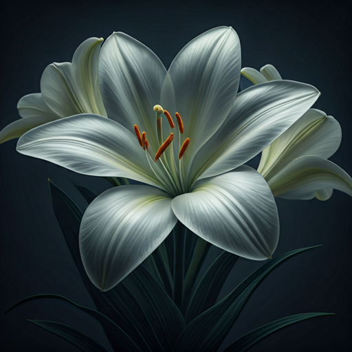 Lunar White Lilies